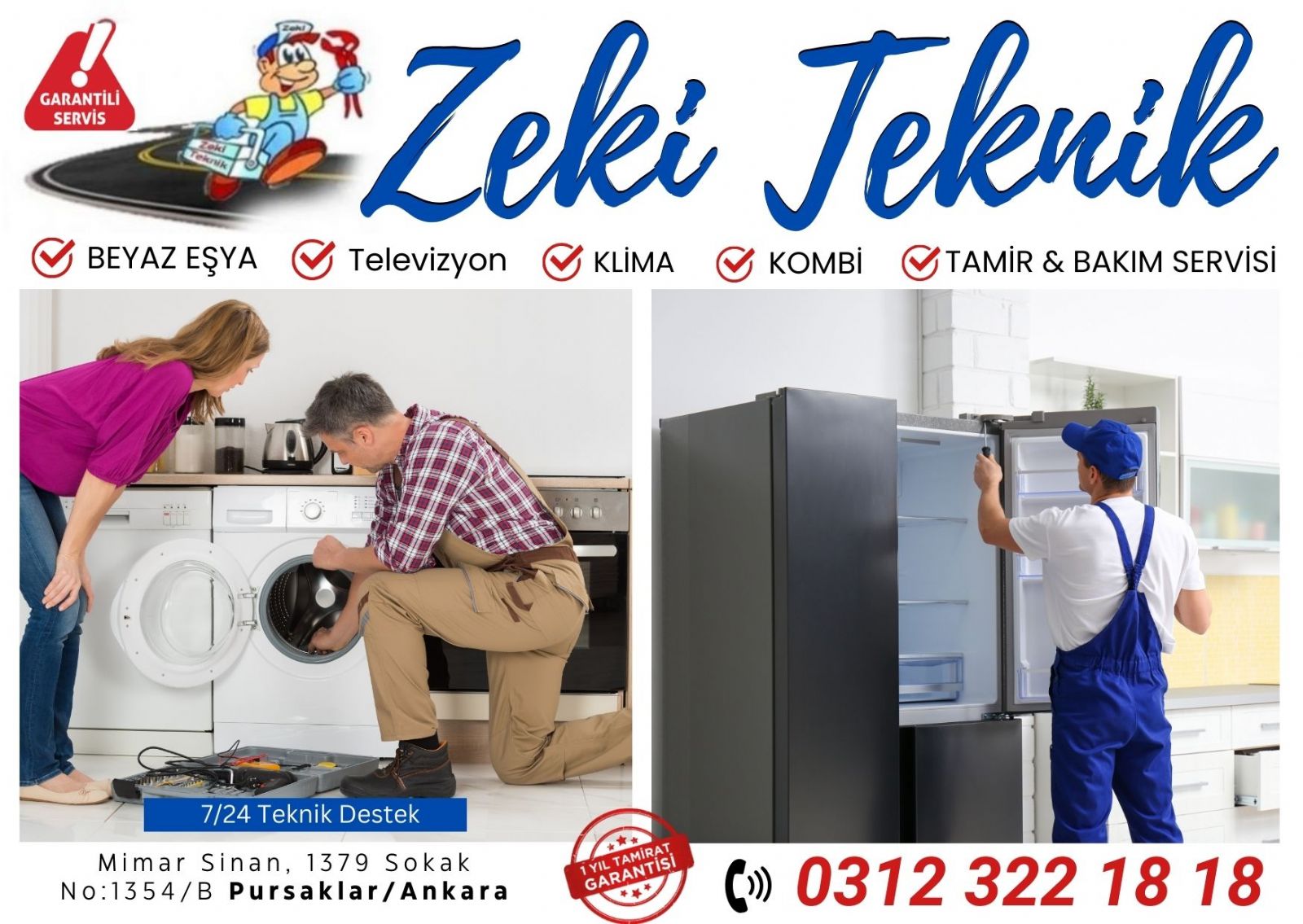 Pursaklar Saray Beyaz Eşya Tamircisi
